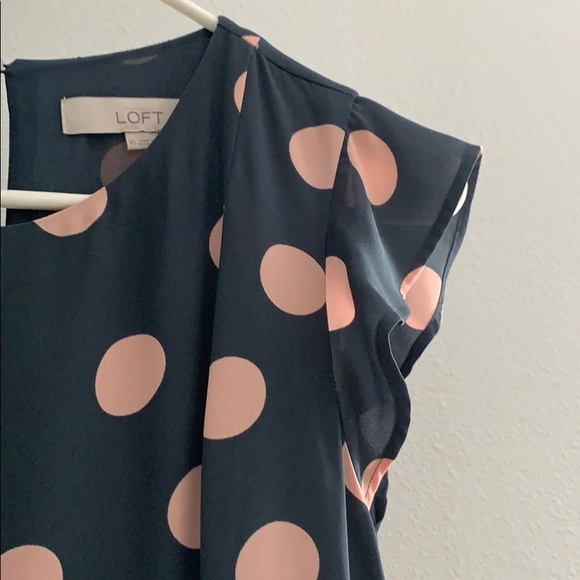 Loft polka dot dress - Picture 2 of 3